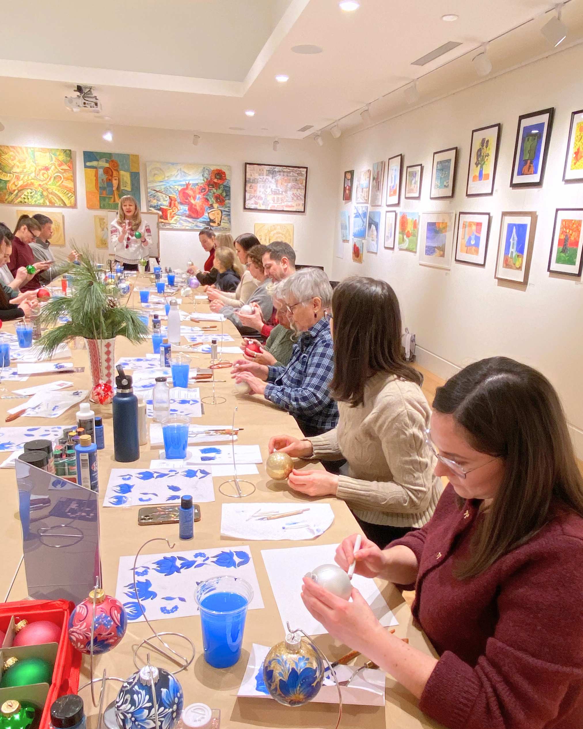 Petrykivka Christmas Ornament Workshop, Thursday, December 11, 2025